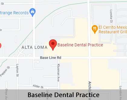 Map image for Dental Checkup in Rancho Cucamonga, CA