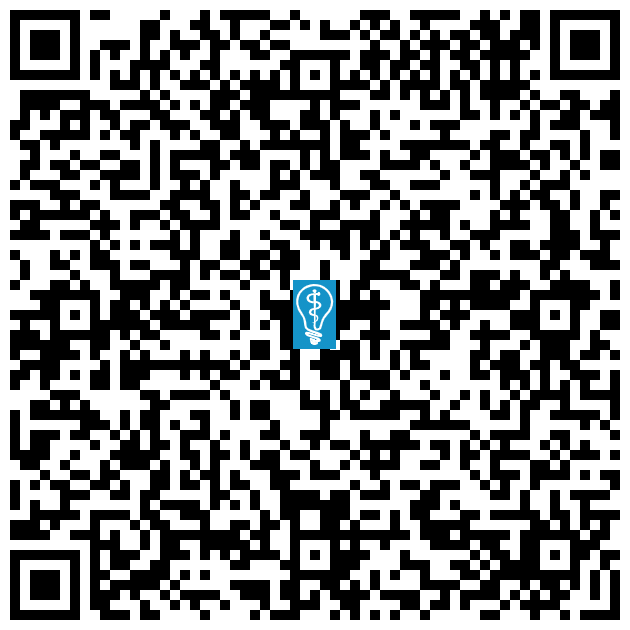 QR code image to open directions to Baseline Dental Practice in Rancho Cucamonga, CA on mobile